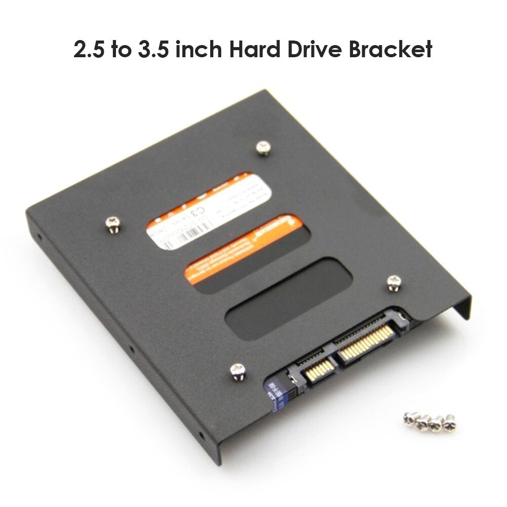 Metalen 2.5 Inch Tot 3.5 Inch Ssd Hdd Mount Adapter Harde Schijf Houder Beugel Ssd Hdd Hard Drive Bay Dock hdd Behuizing Bracket