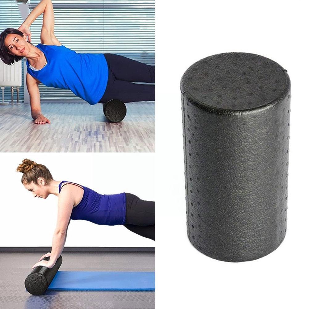 30 x 15cm epp-schaumstoffrolle, hohe fitness-massagerolle, trainingsgerät, schwarz, workout-sport, yoga, fitness, balance-stein, bl  i2 k 6