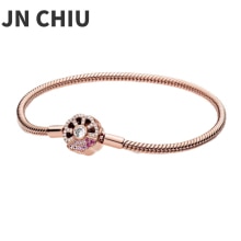 Real 100% 925 Sterling Zilveren Pan Armband Liefde Hart Kristal Armband Voor Vrouwen Fit Originele Diy Charm Sieraden