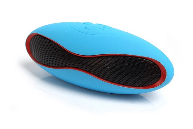 BDF X6 Mini Draadloze Bluetooth Speakers Draagbare Handsfree Speaker ingebouwde MICROFOON Audio Ontvanger boom box Ondersteuning Tf-kaart USB: Blauw