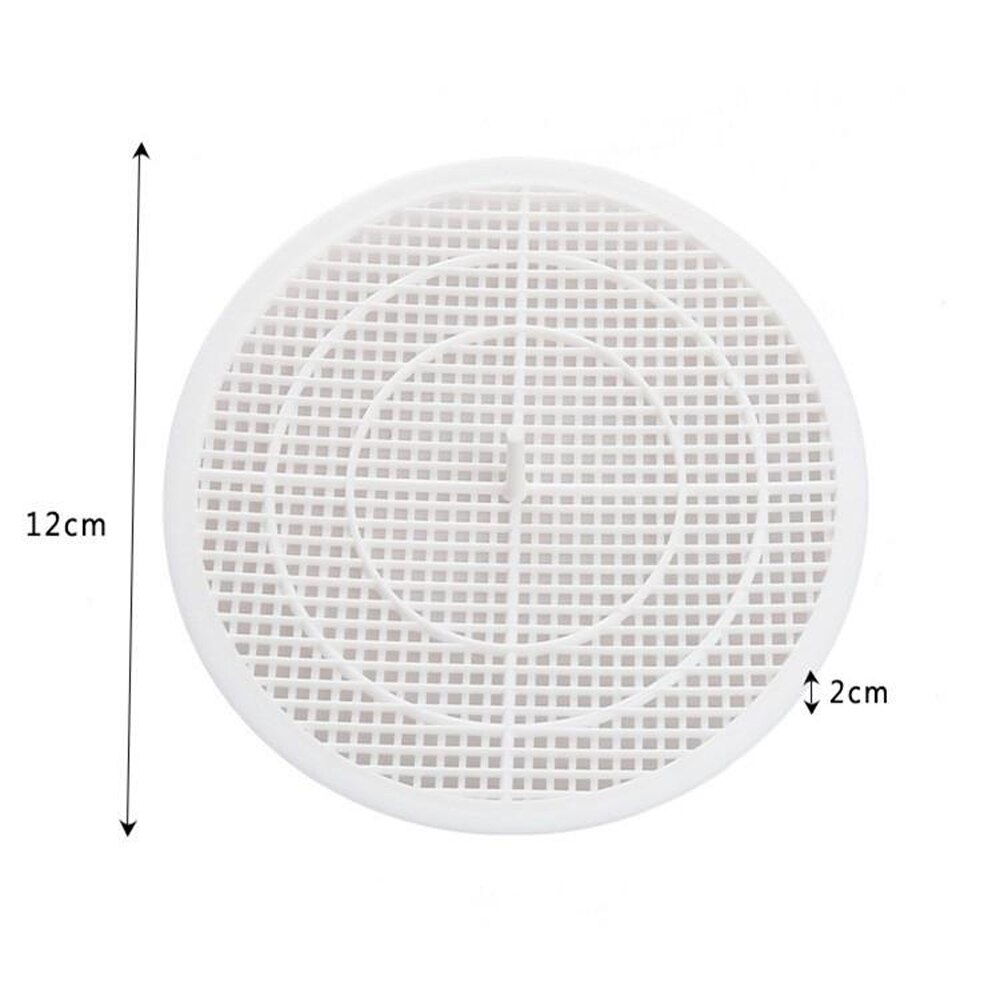 Bath Sink Strainer Shower Drain Cover Trap Basin Filter Cleaning Net Home White Drain Screen Mesh Hair Kitchen Sink