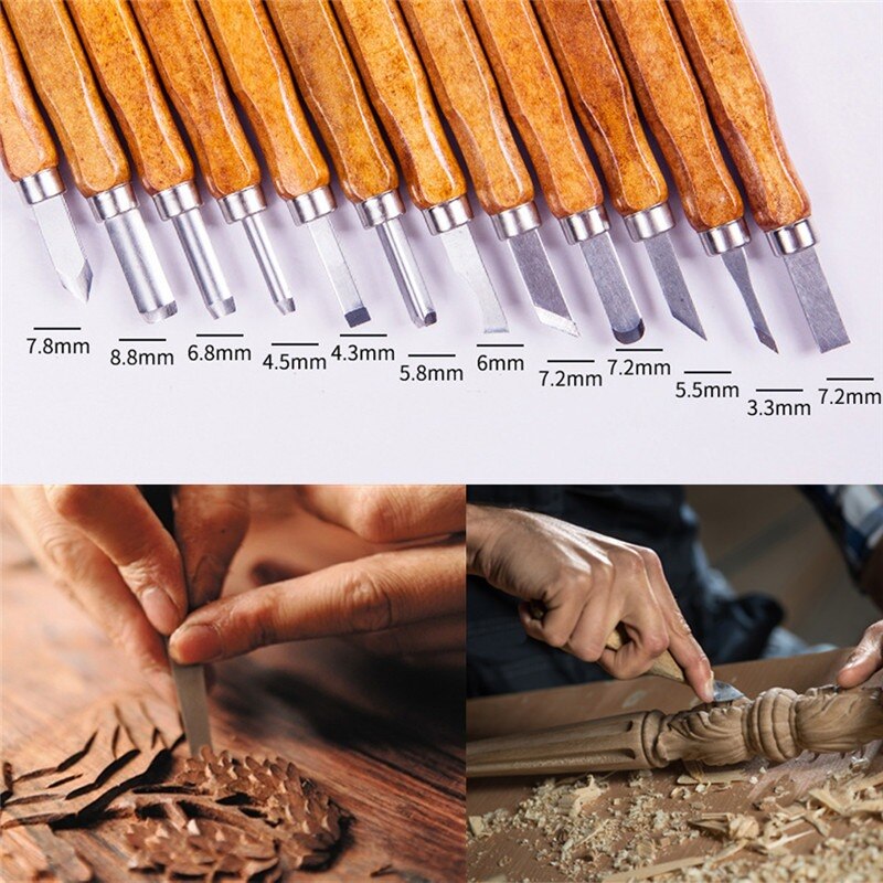 1 Juego de herramientas de escultura Herramientas de alfarería mango de madera conjunto para cerámica tallado en cera esculpir moldeadores de polímero herramienta de cerámica de arcilla