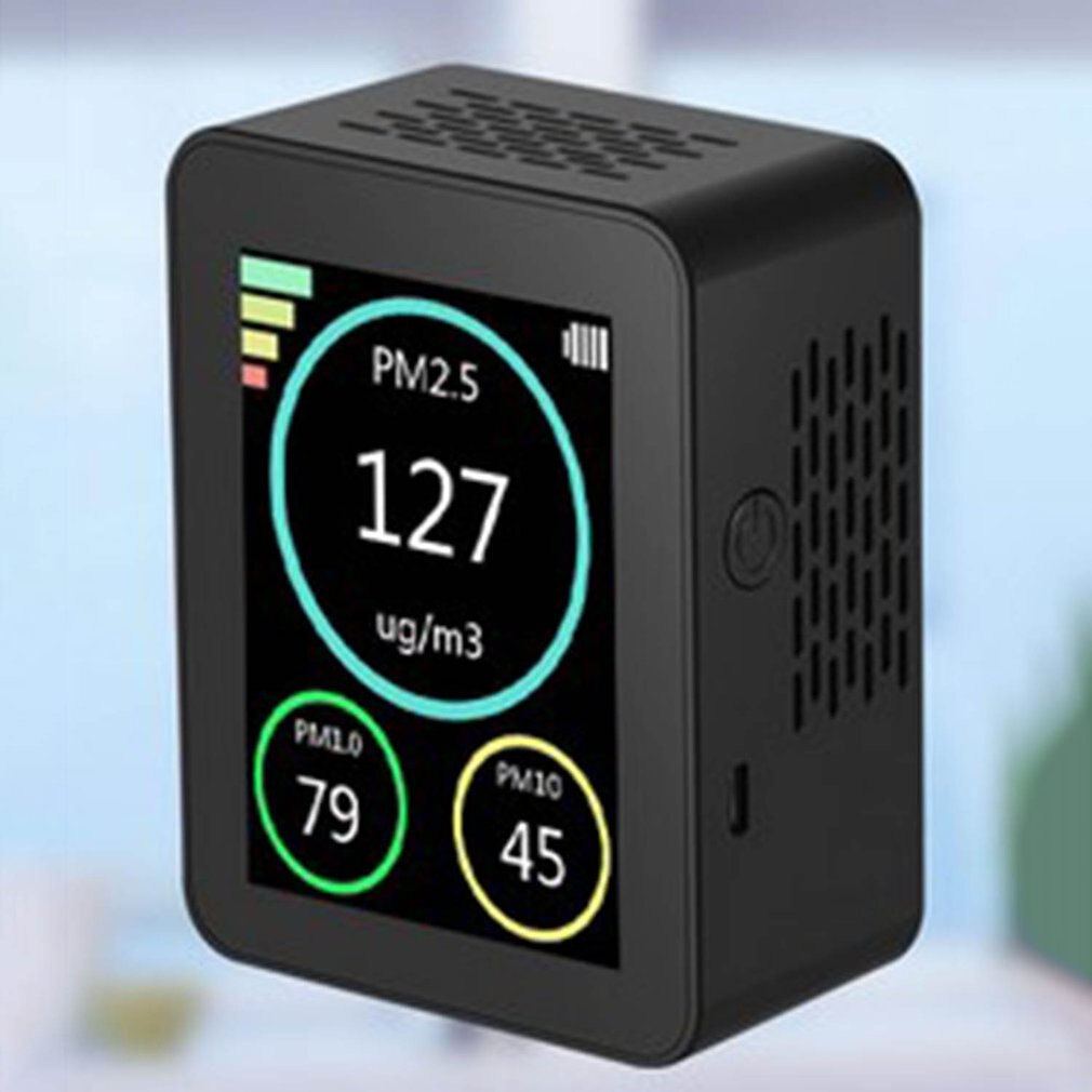 Without Wireless Digital PM2.5 PM1.0 PM10 Temperature Humidity Haze Content Dust Detection Air Detector