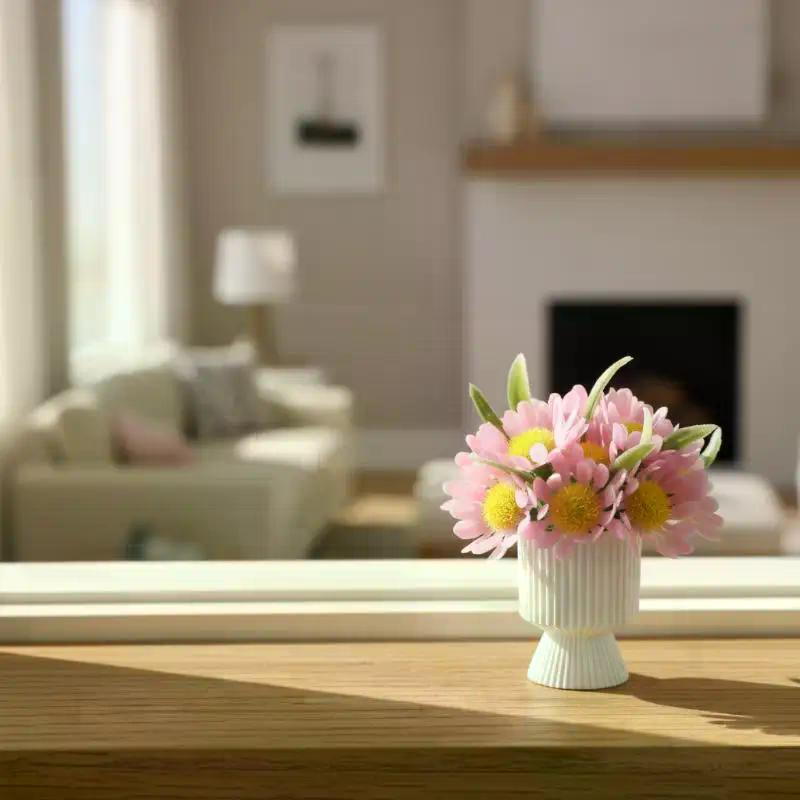 Miniature Flower Potted Plant Ornament Dollhouse Mini Bonsai Model Decoration Dolls House Micro Garden Scene Photography Props