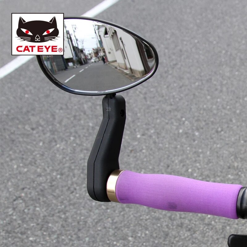 CATEYE-Espejos ajustables para bicicleta de montaña, retrovisores para manillar, accesorios para ciclismo