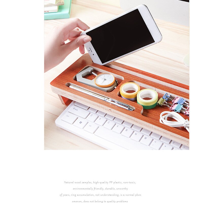 Desk Storage Shelf Office Supplies Desktop Organizer Storage Rack Phone Keyboard Storage Pen Shelf Partition Rack