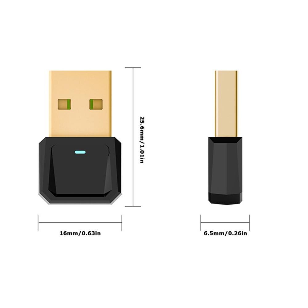 Mini Usb adaptateur Bluetooth 5.0 sans fil émetteur récepteur bureau USB Dongle casque pour ordinateur portable ordinateur mini expéditeur