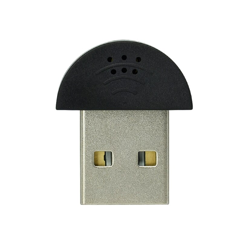 Super Mini Usb Computer Microfoon Mic Kleinste Thuis Adapter Voor Pc Laptop Desktop Chatten, Opname, Facetime C63A