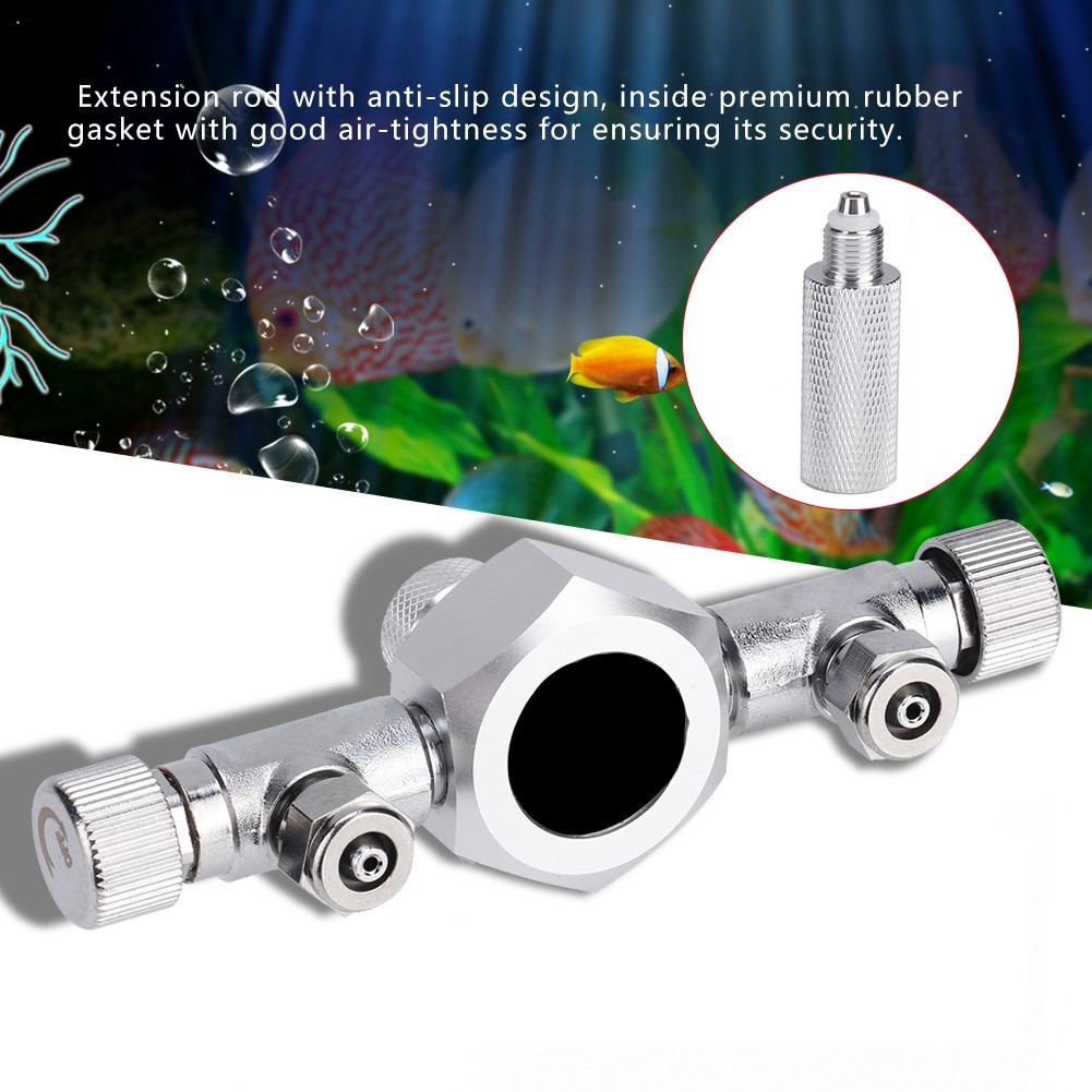 Multi Ways Distributor Aquarium Regulator CO2 Splitter Valve Fish Tank Portable Carbon Dioxide Multi-Pass Shunt CO2 Shunt