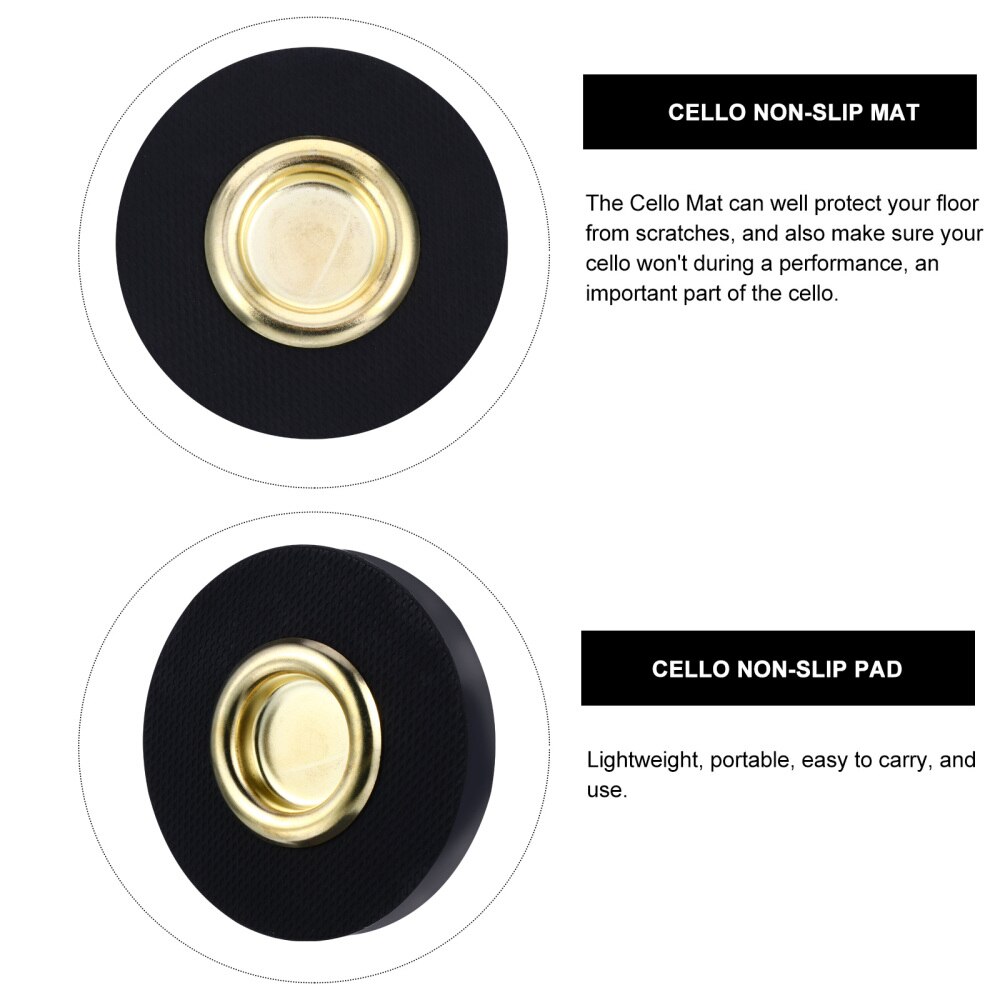 Cello Stop Endpin Standhouder Cello Anti-Slip Mat Floor Protector Accessoire