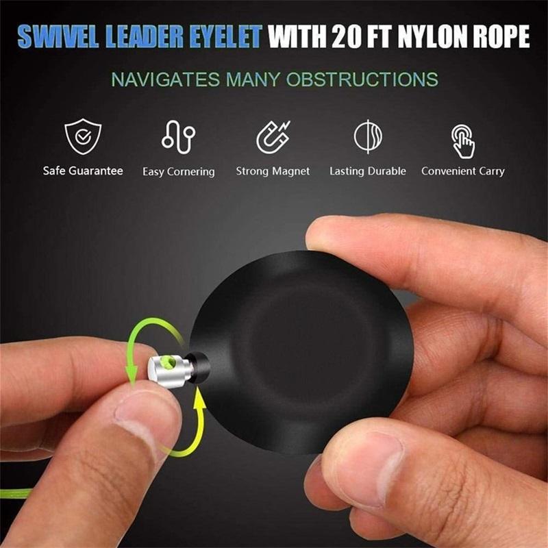 Zezzo® Magnetic Threader Wire Mag Wire Guider Guider Cable Puller Cable Running Puller Device Easy Use Hand Tool