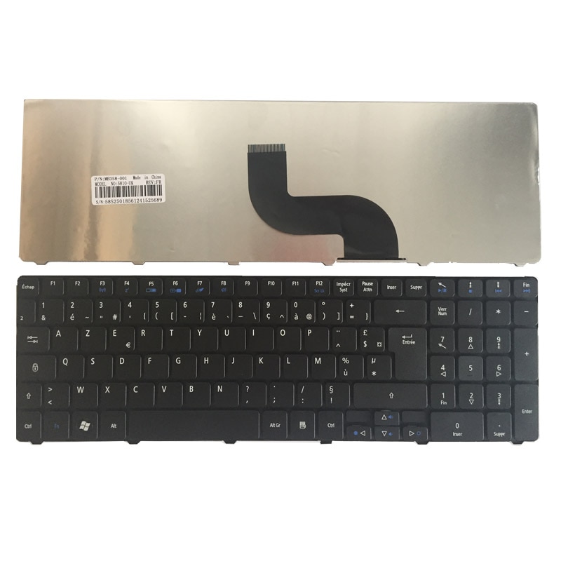 FR teclado del ordenador portátil para Acer Aspire 5750 de 5750G 5253, 5333, 5340, 5349, 5360, 5733 5733Z 5750Z 5750ZG 5253G teclado francés negro