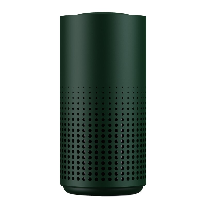 Purificateur d'air ionique négatif, générateur à double usage, élimine le formaldéhyde, la poussière de fumée, déodorant de la maison et de la chambre: vert militaire
