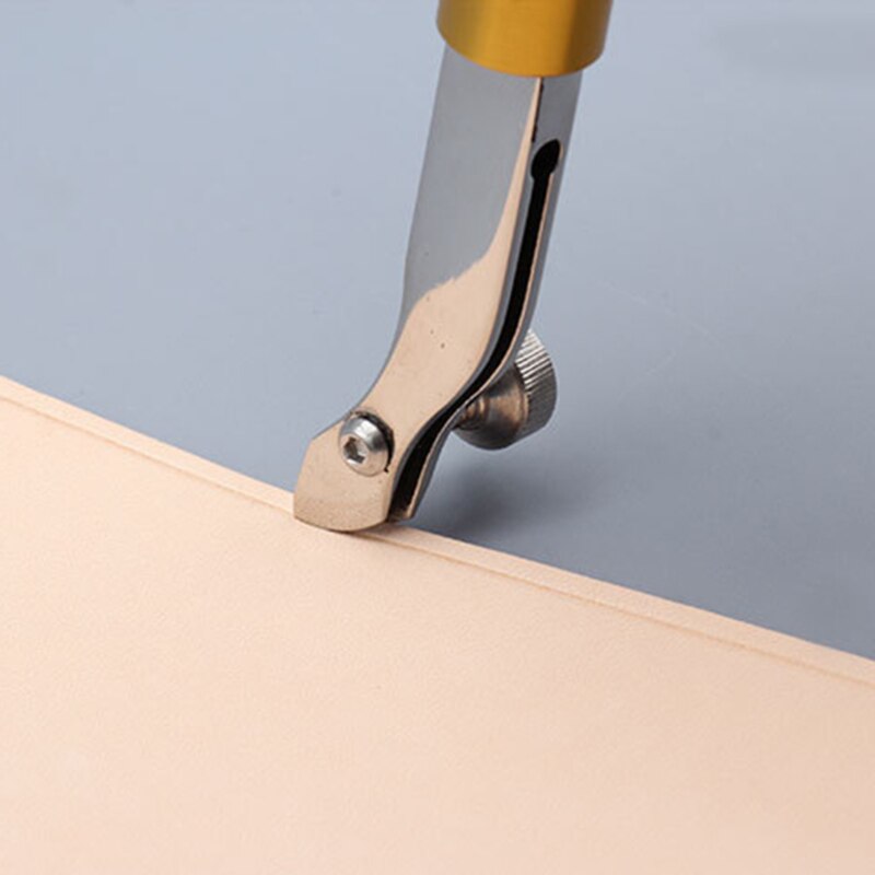 1pcs Adjustable Leather Edge Liner Handmade Leather Tool Edge Pressure Groove Scriber