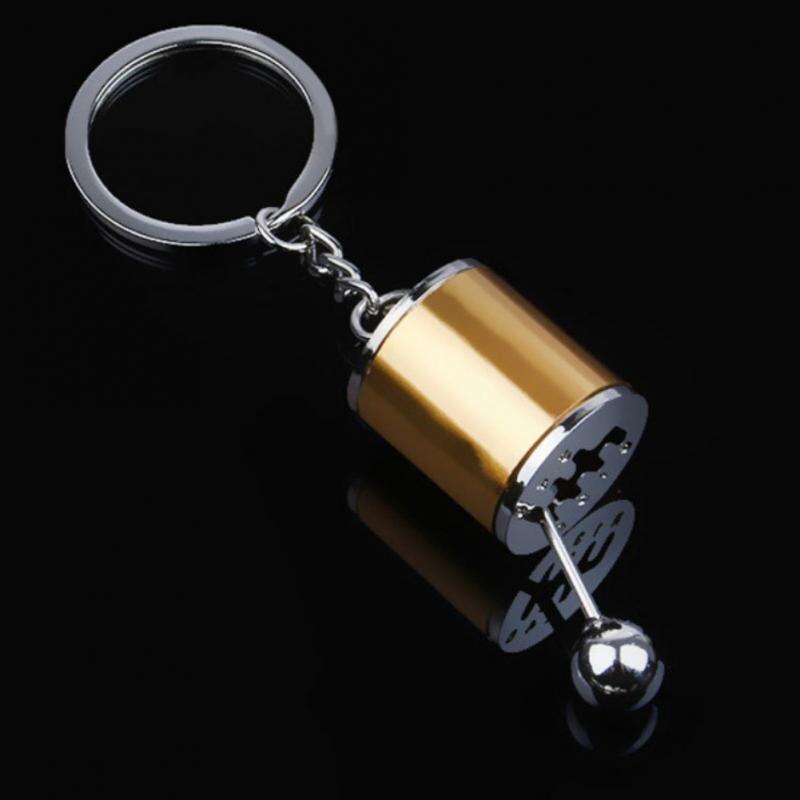 Car Gear Box Keychain for Men Women Imitation 6 Speed Manual Car-styling keyring Gear Knob Shift Gearbox Stick Souvenir: B5