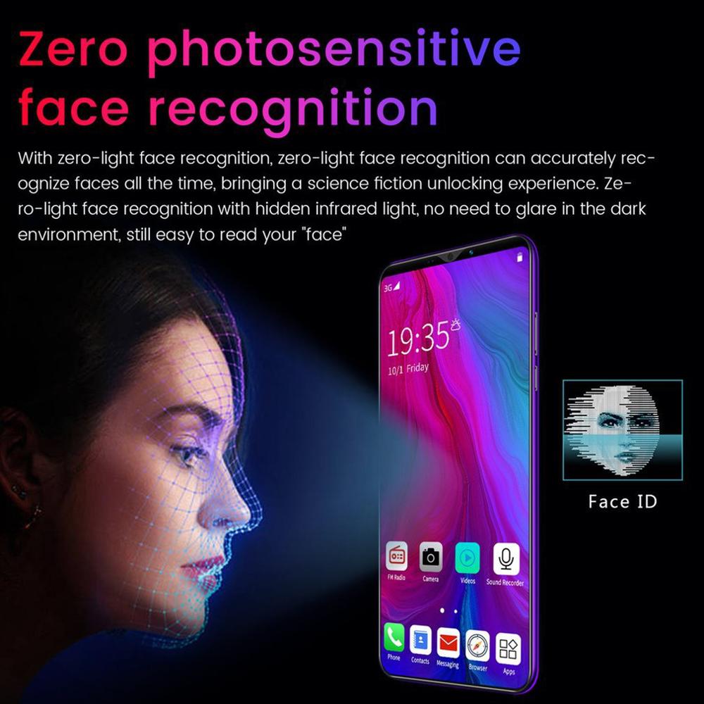 Rino3 pro Android Smartphones 8GB+256GB Octa-Core Face ID Unlock MTK6763 4000mAh Dual-SIM Dual Standby Mobile Phone