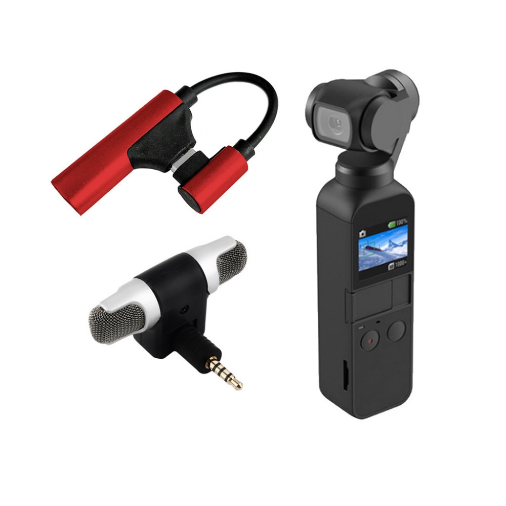 Type C naar 3.5mm Audio Adapter Externe Draadloze Microfoon Voor DJI Osmo Pocket J.30