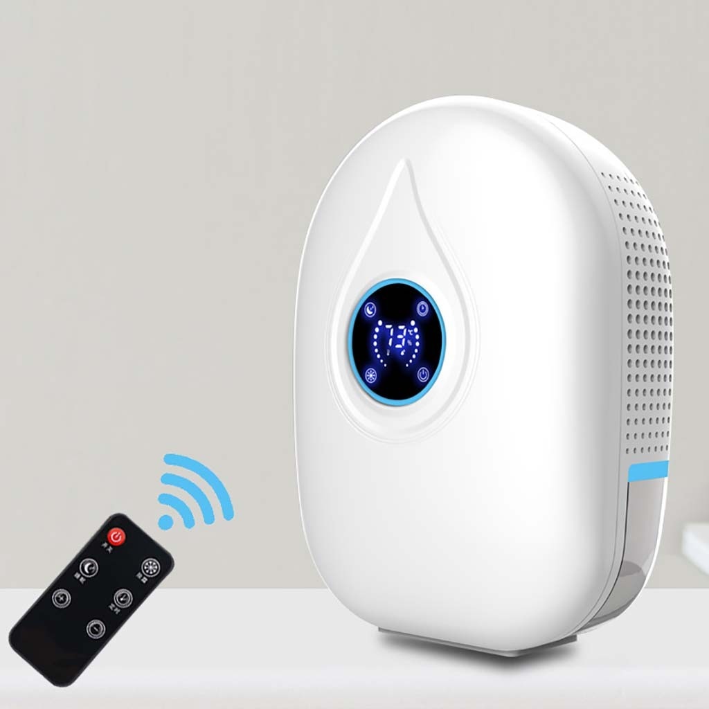 Portable Dehumidifiers Electric Ultra-quiet Remote Control Dehumidifier Air Dryer Thermo-electric Cooling Air Dryer#gb40