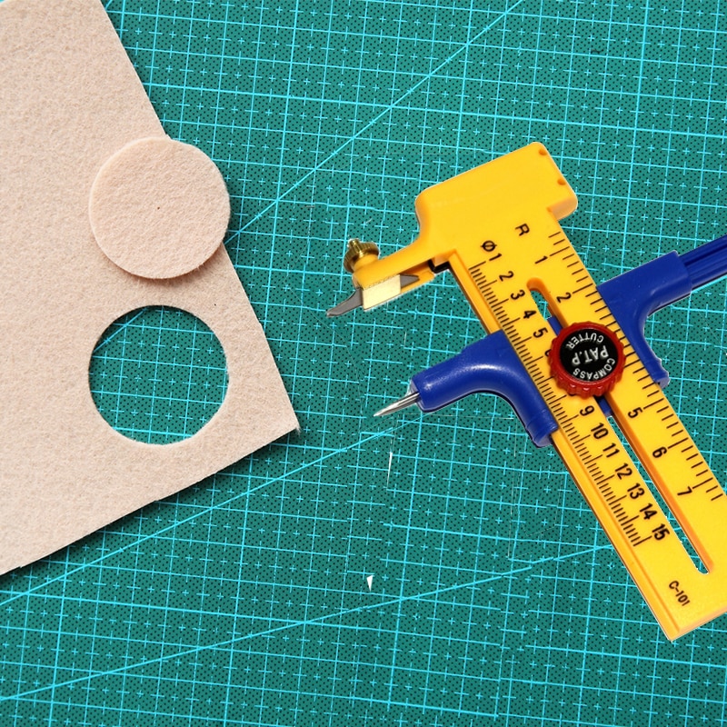 Dafa kompas skærer reserveblade til at skære papir/film/læder rustfrit stål skære cirkel kniv