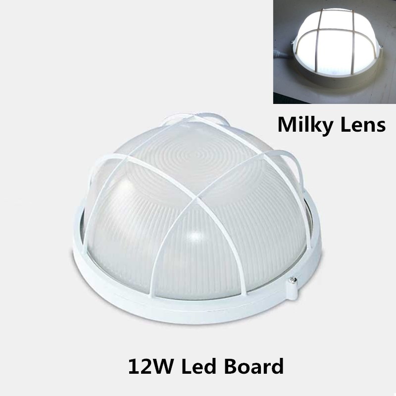 Outdoor Waterdichte IP65 Wandlamp Moderne LED Wandlamp Binnen Blaker Decoratieve verlichting Veranda Tuinverlichting Wandlampen 12W: Nature White(3500-5500K) / Black