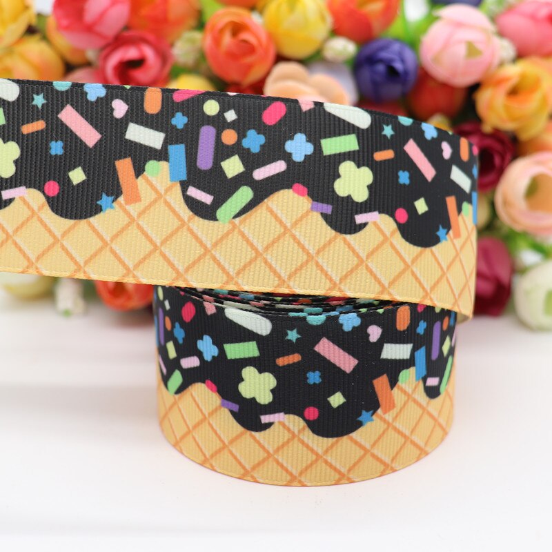 5 Yards 1.5 "38Mm Grosgrain Lint Cake Gedrukt Lint Voor Haarelastiekjes Diy Ambachten Handgemaakte Accessoires M20021204