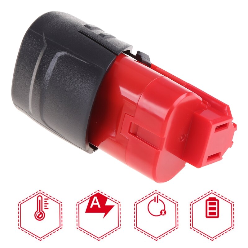 1 Pack 12V 2000mAh Lithium-ion Replacements Battery Compatible with M12 Cordless Tools Batteries Power Tools Accessories