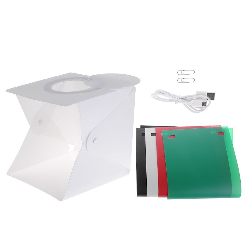 1Set Foldable Photo Shooting Lightbox Tent Dimmable Tabletop Photography Softbox