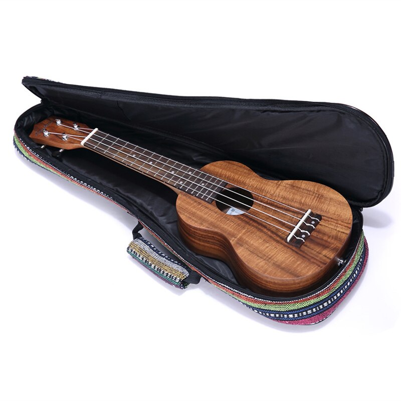 Scione 21/23/26 Cal ukulele plus bawełniany plecak ukulele grube zestawy fortepianowe w stylu etnicznym akcesoria gitarowe