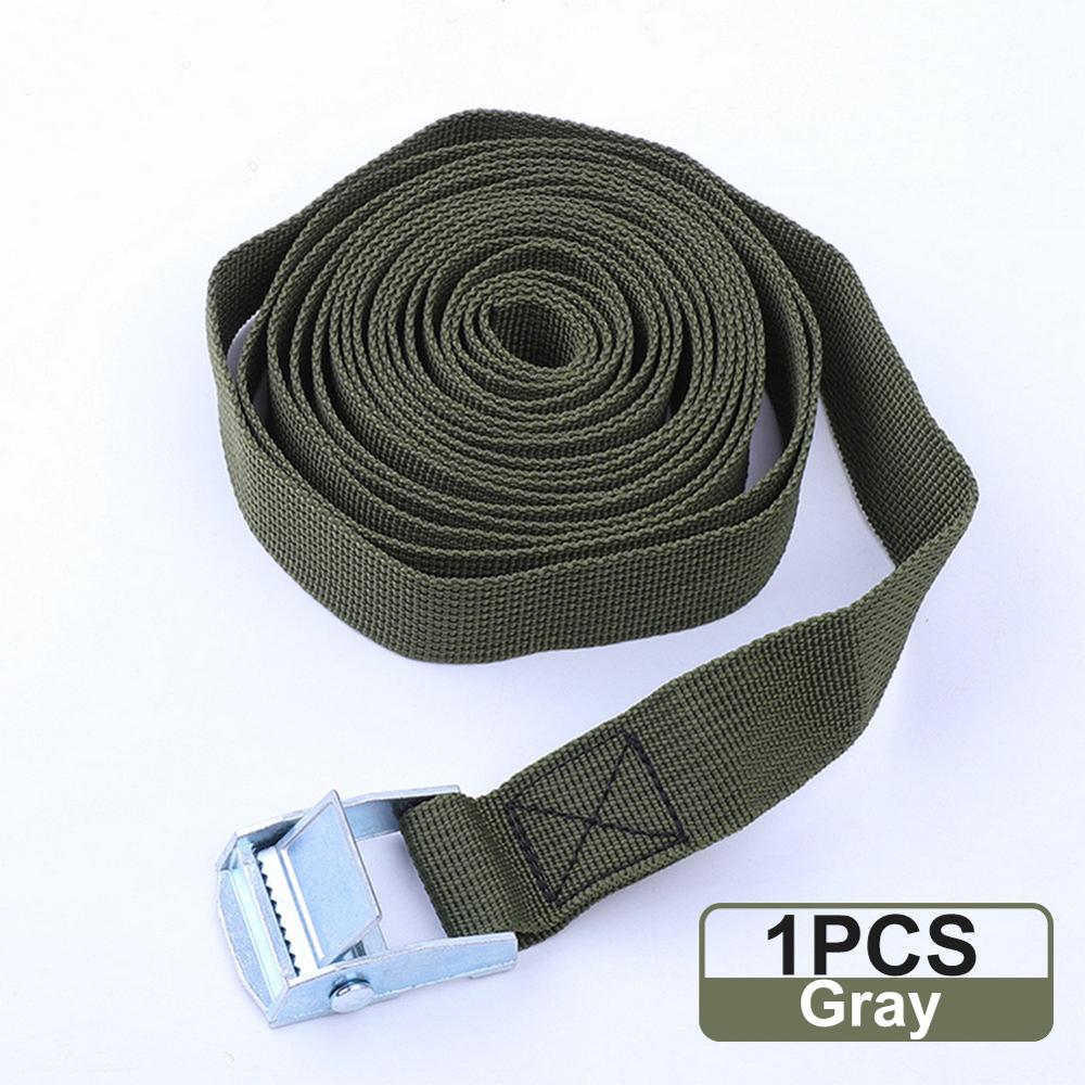 6 Meters Auto Luggage Trailer Fixed Strap Rope Quick Release Cam Buckle Tie Down for Motorcycle Bike Cargo Straps Tension Rope: Green