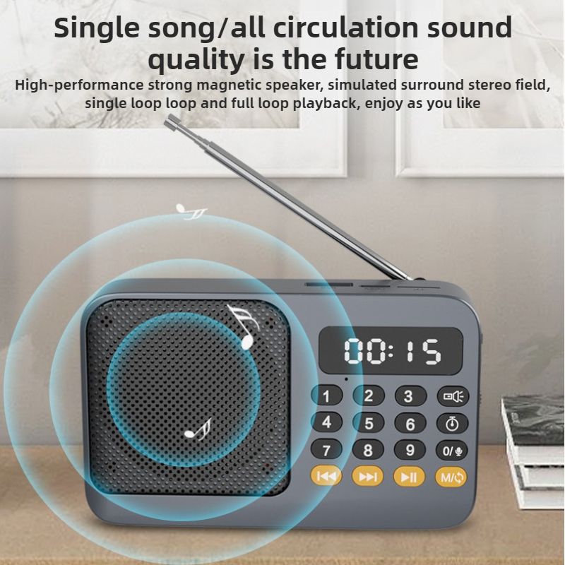 Radio Radio Fm Przenośne małe awaryjne akumulatory Ham Bluetooth Sound Box Kuchenne Am Mini Vintage Ham Głośnik Odtwarzacz Mp3