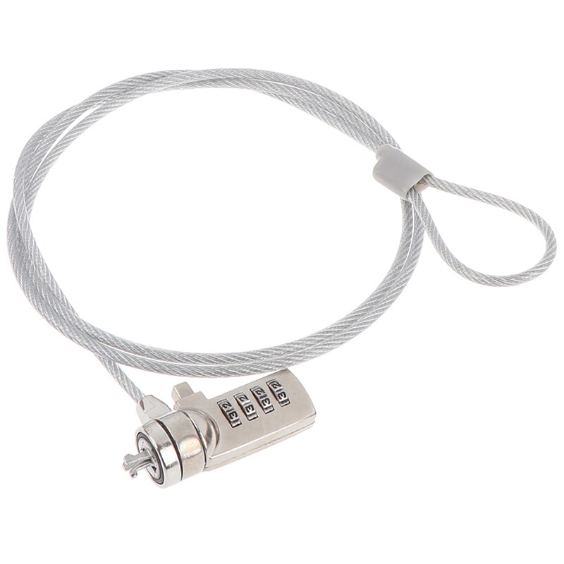 1Pcs 4 Digit Security Password Computer Lock Anti-theft Chain For Notebook PC Laptop Anti-theft Lock Combination Security Locks