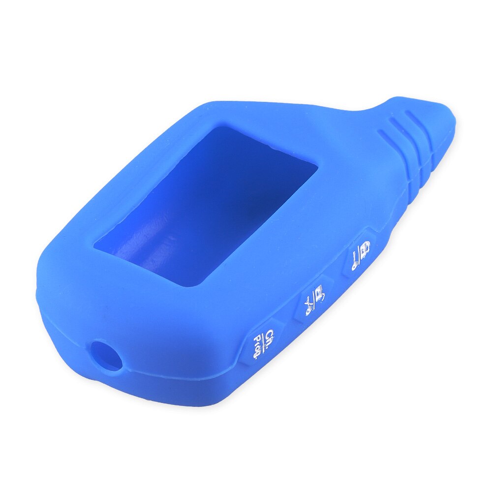 Keyyou Voor Starline B9 B6 A91 A61 Voor Starline B91 Auto Alarm Afstandsbediening Lcd Zender Sleutelhanger Siliconen Cover Sleutel case: blue