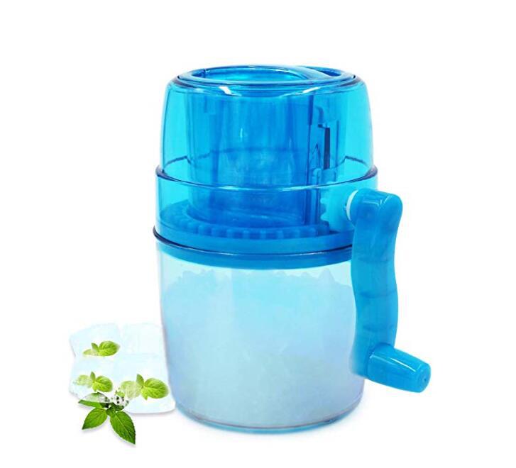 Handle DIY Ice Crusher Manual Portable Ice slush Maker home Snow Cone Smoothie Ice Block Making Machine Ice Shaver