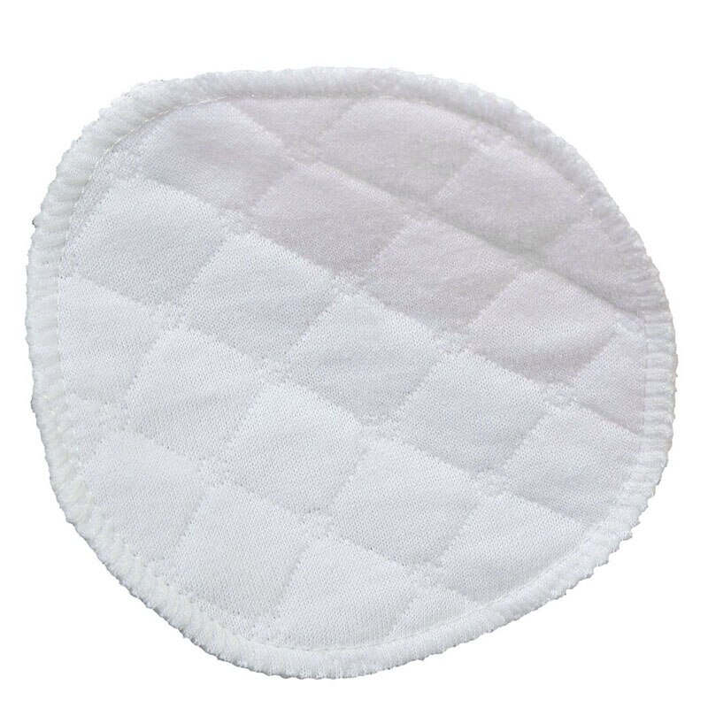 Lot de 20 coussinets d'allaitement ultra-confortables lavables en coton extra absorbant pour bébé, blanc