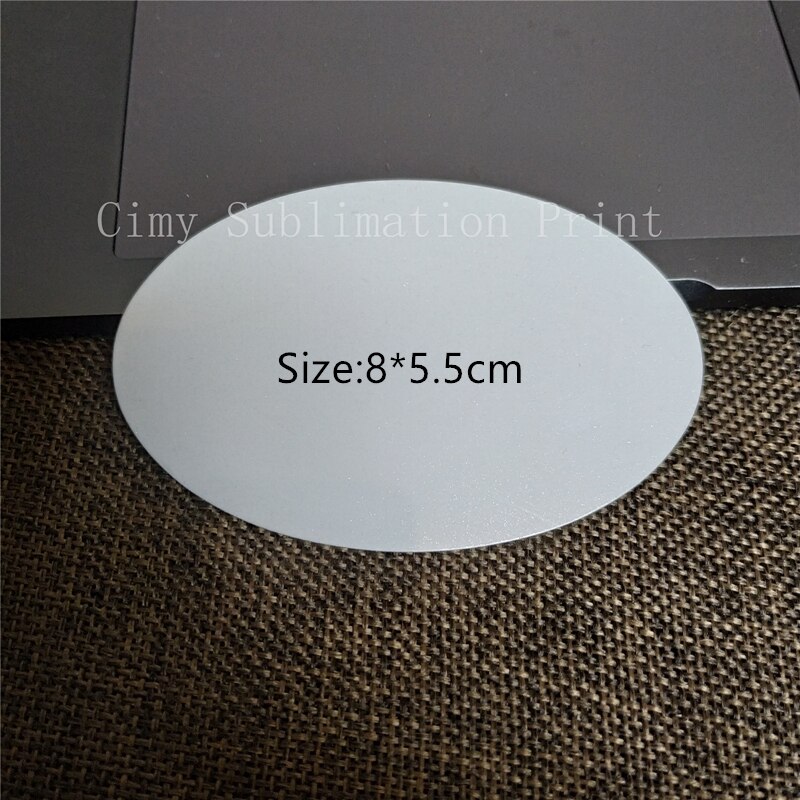 Blank Sublimation Metal Plate: Oval 002