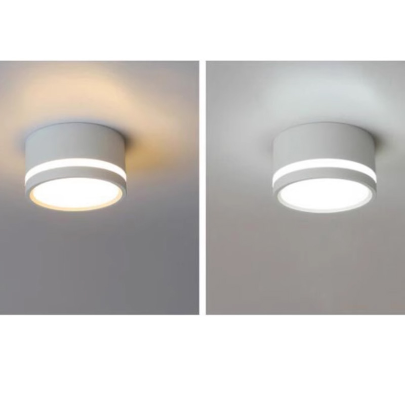 Luz de techo luminiscente lateral empotrable LED montada en superficie 5W 7W 9W 12W 15W foco empotrable LED regulable de estilo nórdico