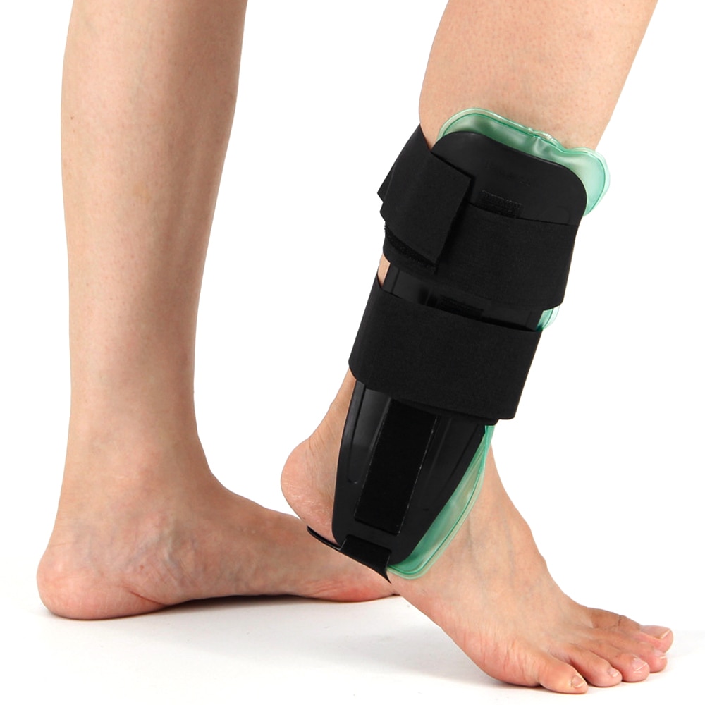 Enkelbrace Air Gel Enkel Stijgbeugel Brace Verstelbare Enkel Spalk Stabilizer Ondersteuning Voor Verstuikingen En Artritis Pijn