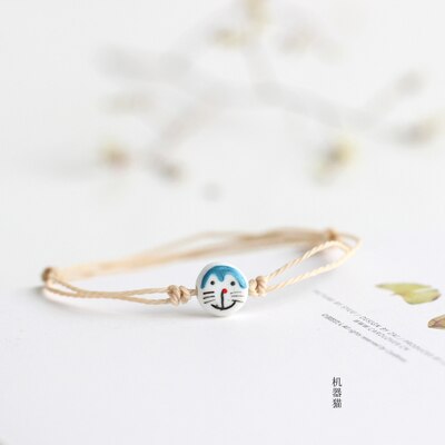 Stundent criativo artesanal cerâmica pulseira jóias simples moda jóias para mulher #1559
