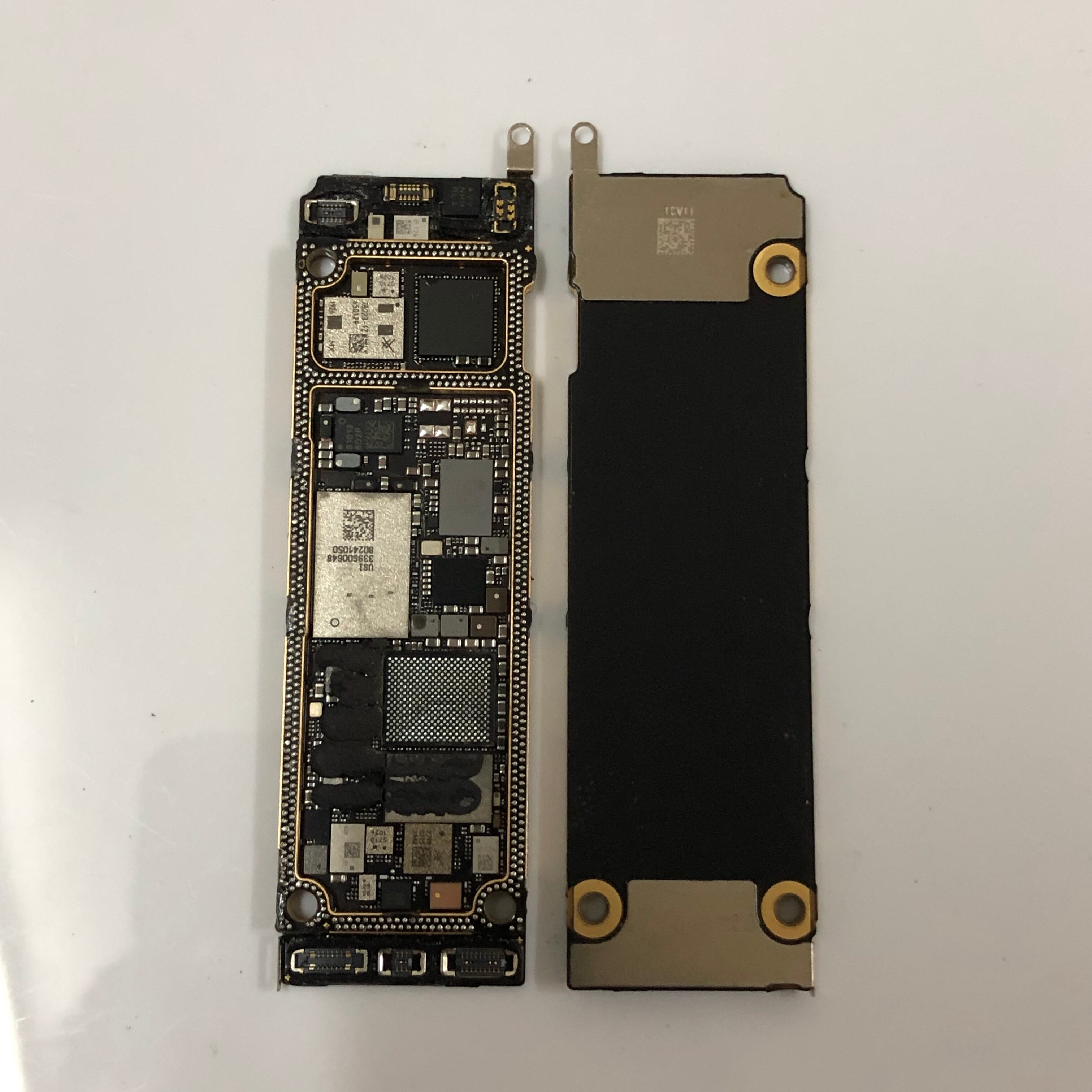 For iPhoneX logic board xs xsmax polishing CPU board bottom iPhone11 11Pro Max switching CPU baseband cutting CNC board: 11-lower