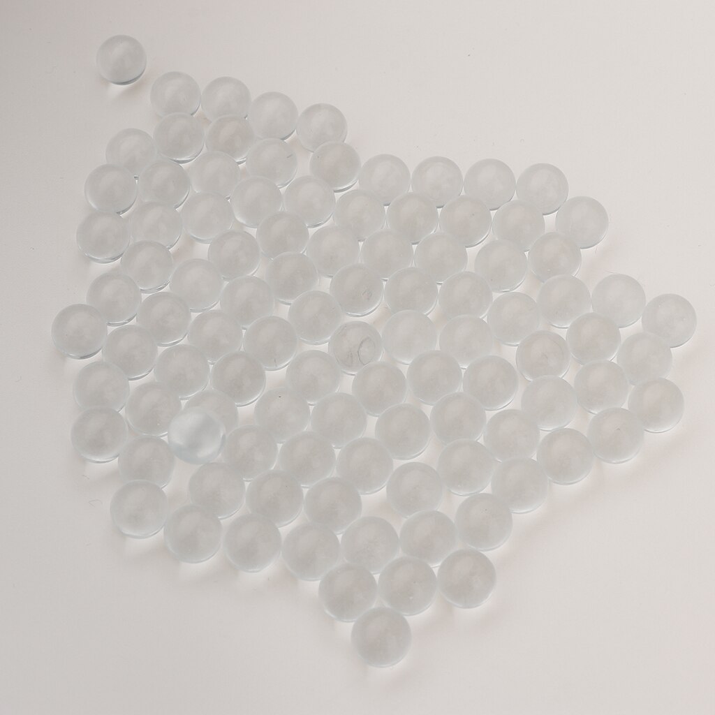 100 Stuks Clear Glazen Knikkers Blanco Voor Vazen Of Games, Aquarium Decoraties Vaas Decor Glas Marmer Voor Kinderen