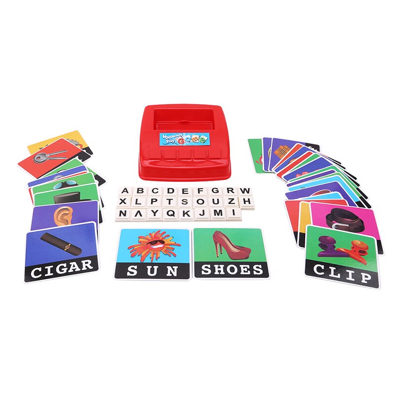 Baby Learning Machines Cards English Language Teaching Word Spelling Cards Learning Machines Accessories For Child Kids