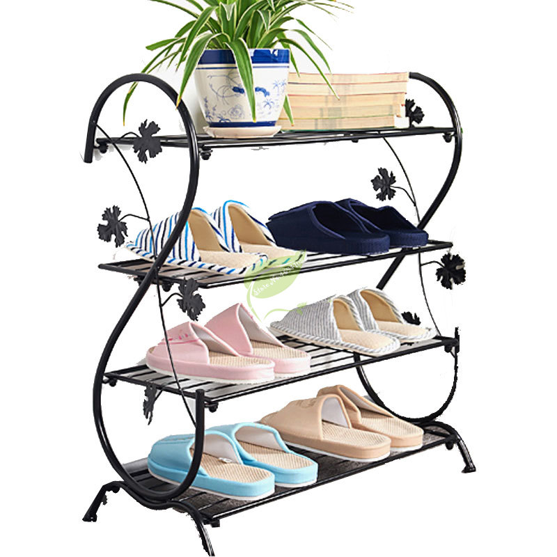 Schoenenrek Speciale Zuinig Huis Familie Slaapkamer Creatieve Mini Eenvoudige Woonkamer Deur Outdoor Smeedijzeren