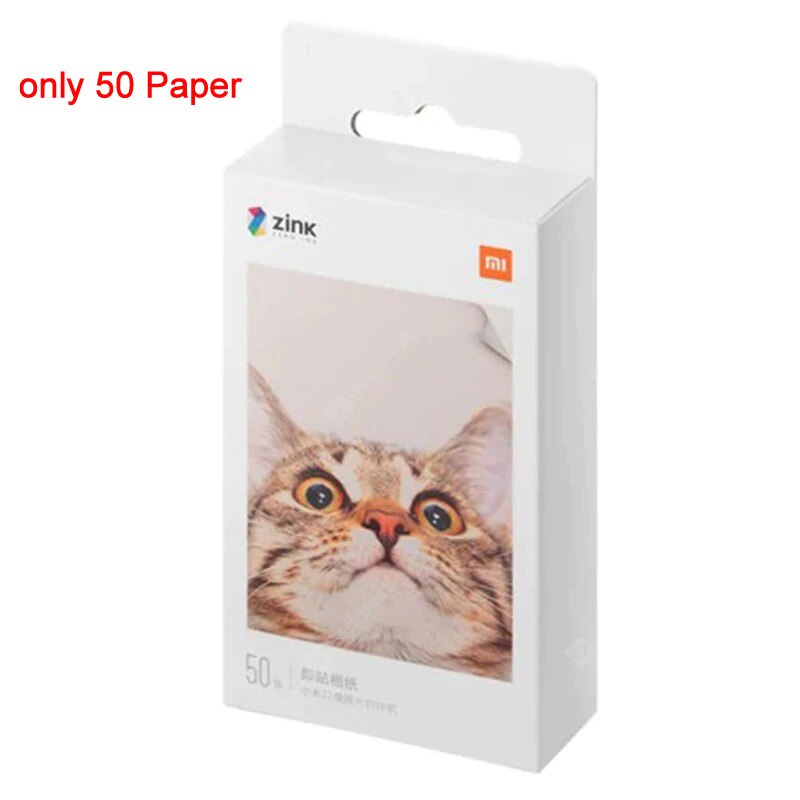 Xiaomi Zink 3-inch Mini Pocket Photo Printer 50 Sheets Photo Printer Paper DIY Share picture: Default Title
