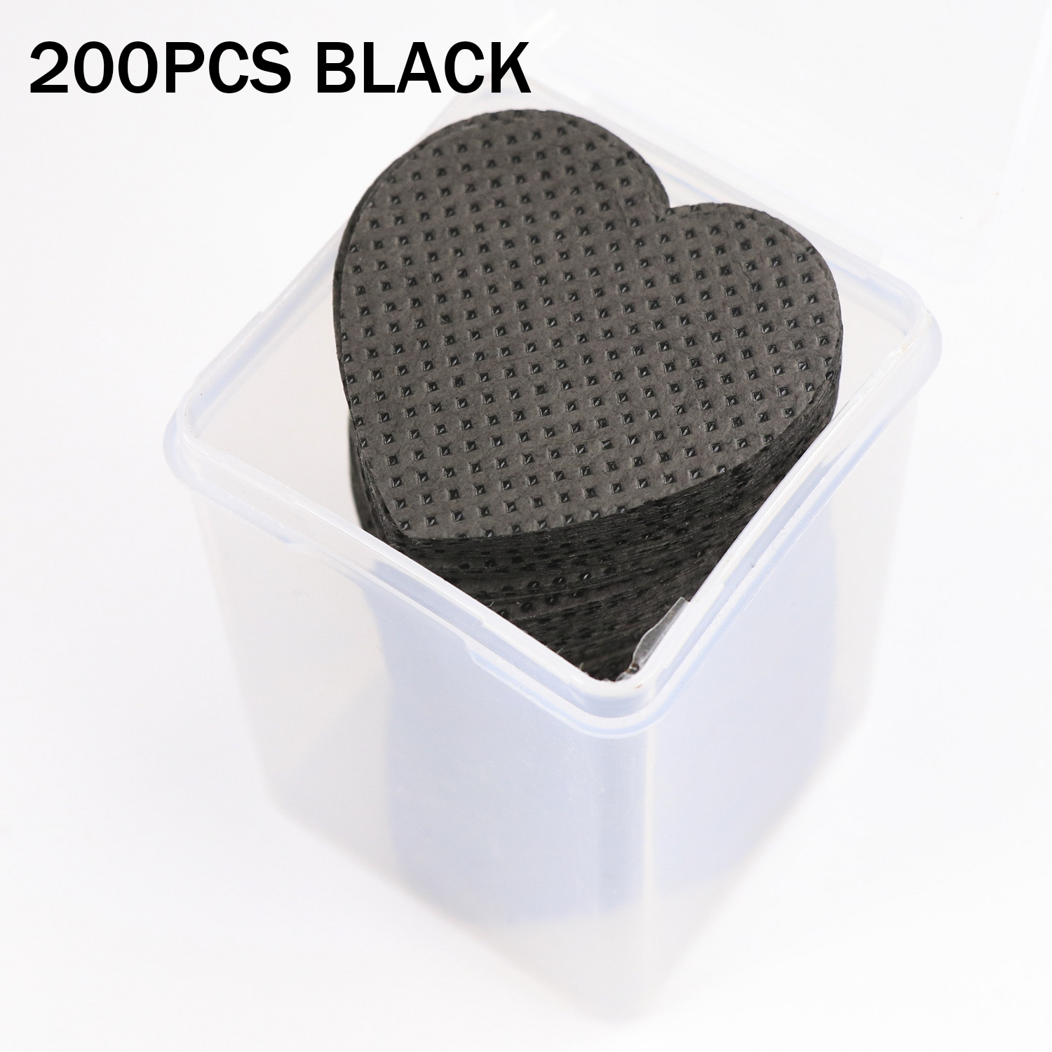 Toallitas de pegamento para pestañas sin pelusa, eliminador de esmalte de Gel de papel, limpieza del mes de la botella de pegamento, almohadillas de algodón, herramientas de limpieza de belleza, 200 Uds.: Verde