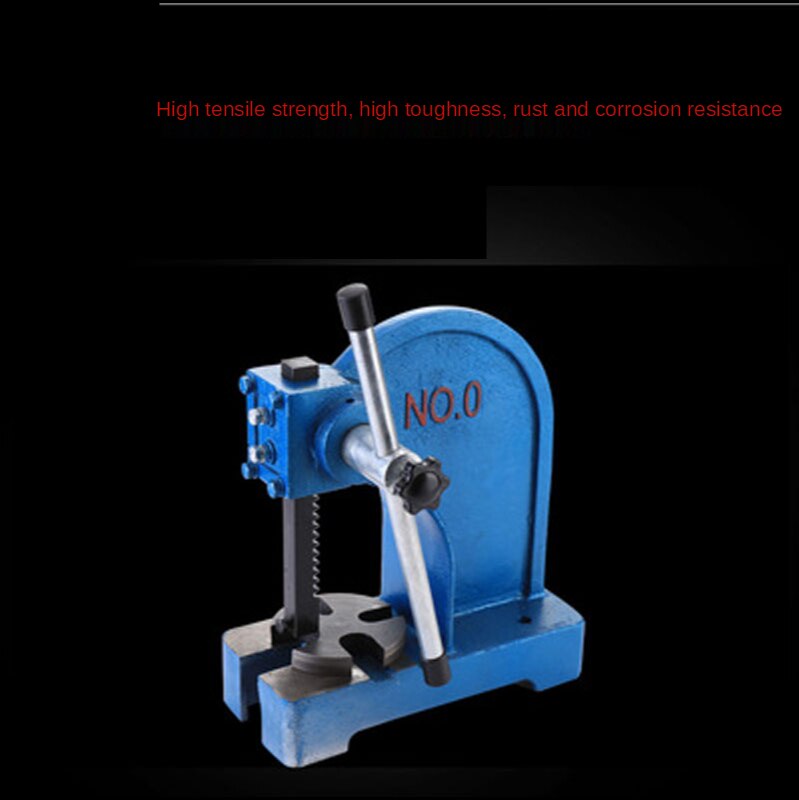 1T Manual N Desktop Hand Punch Press Machine Metal Arbor Press Tool Multifunctional Metal Leather Die Cutting Punching Machine .