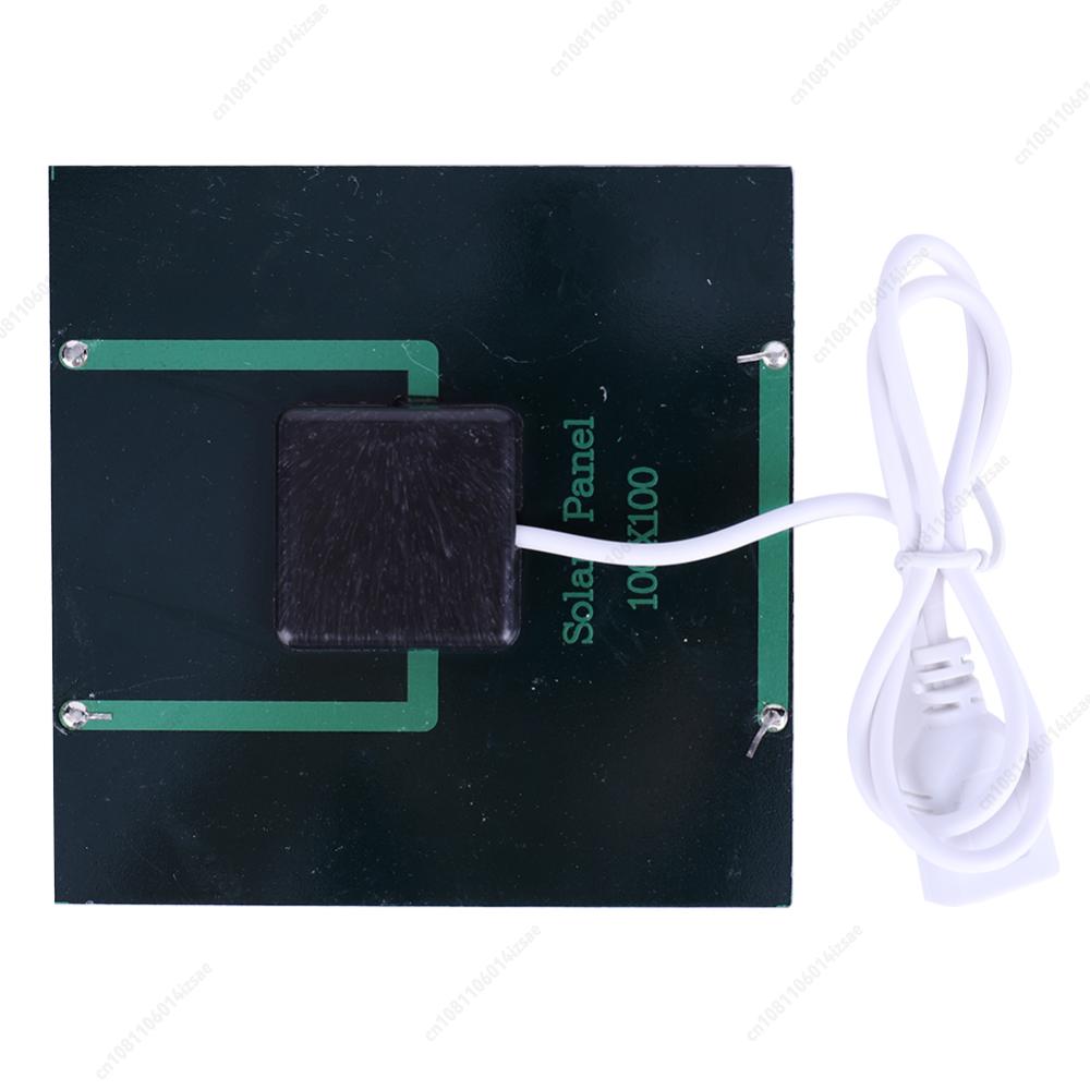 1.2w przenośne ładowarki akumulatorów słonecznych, mobilne źródło zasilania, polikrystaliczny panel słoneczny, oświetlenie dziedzińca do ładowarki 3.7 akumulatorów