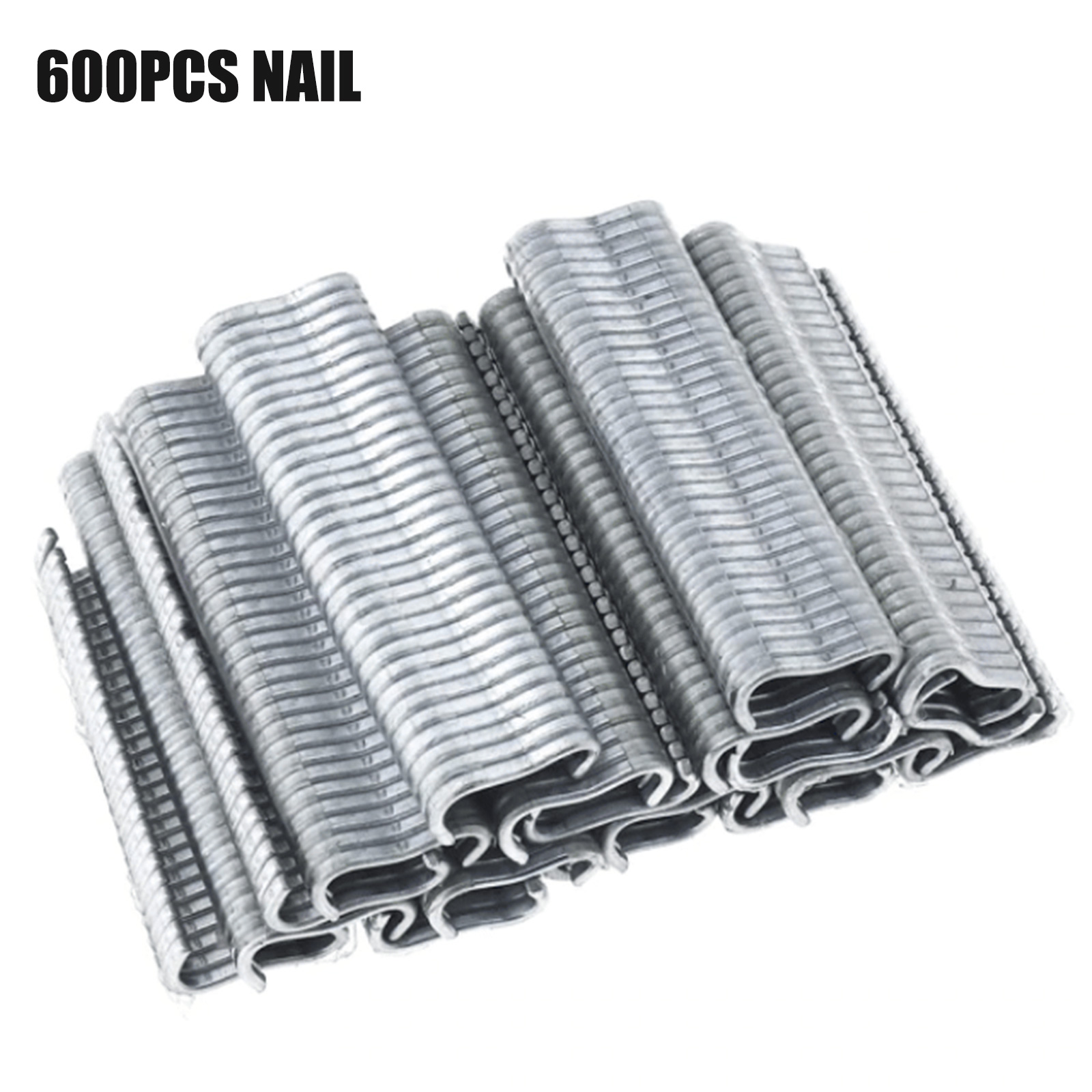 Animal Cage Hog Ring Pliers Tool and 600pcs M Clips Staples Chicken Mesh Cage Wire Fencing Caged Clamp Tools Rabbit Cage Install: grey