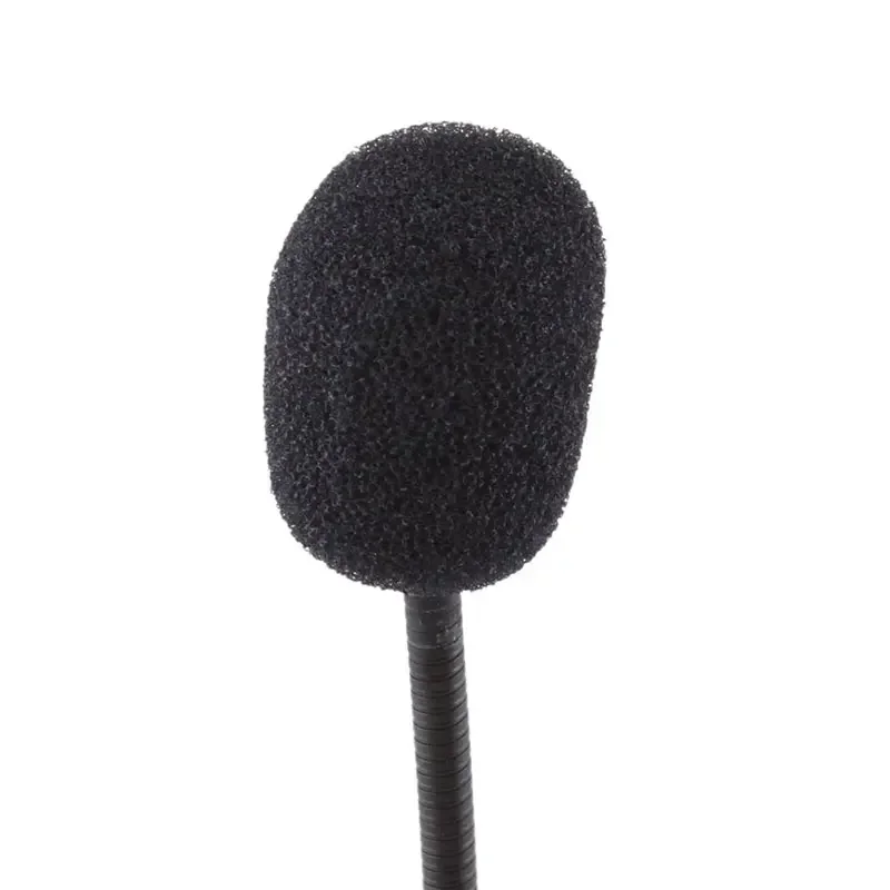 Flexibler Ständer, Mini-Studio-Sprachmikrofon, 3,5-mm-Stecker, Schwanenhals-Mikrofon, kabelgebundenes Mikrofon für Computer, PC, Schreibtisch, Notizbuch # 21230