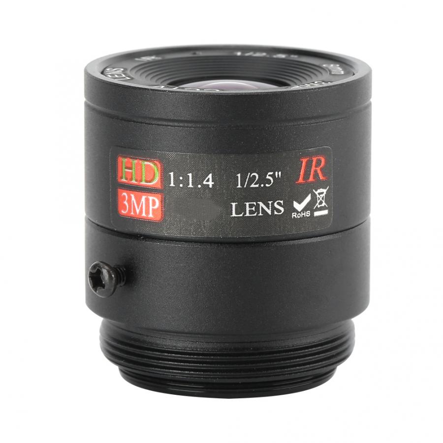 8mm Focal Length Camera Lens 3MP High Definition Wide Field Angle Security Fixed Lens