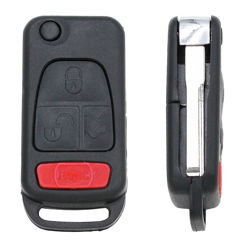 Bilnøkkel Skall til Mercedes Benz - Uskåret Blad HU39/HU64 - 7x3x2cm: 4b hu64